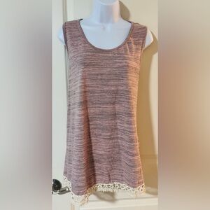 Pinkblush Maternity Heathered Pink Top